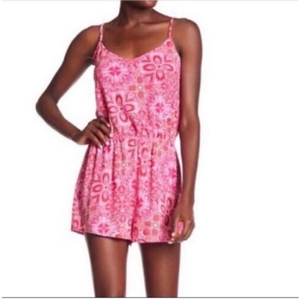 Show Me Your Mumu Rory romper paisley pink